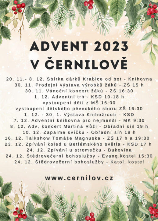 Advent 2023 v Černilově