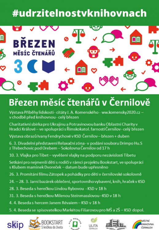 Březen měsíc čtenářů