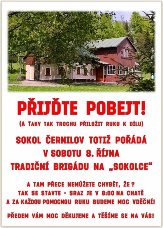 Tradiční brigáda na Sokolce