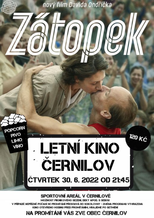 Letní kino Černilov - Zátopek