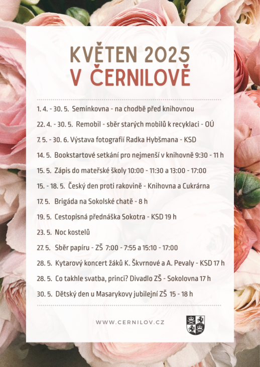 Květen 2025 v Černilově