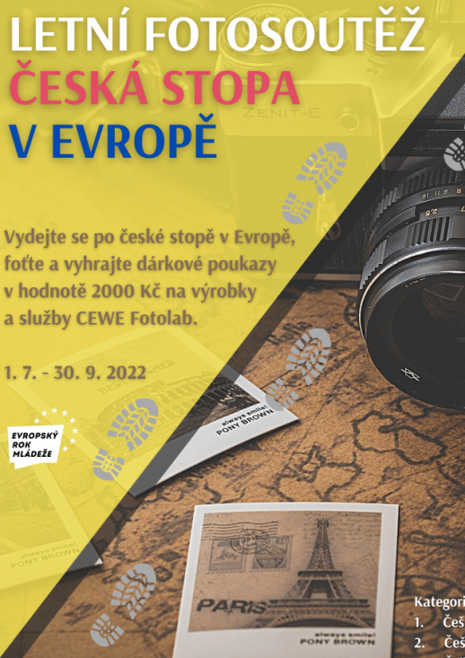 Letní fotosoutěž Česká stopa v Evropě