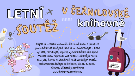 Letní soutěž v černilovské knihovně