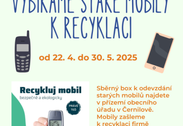 Vybíráme staré mobily k recyklaci