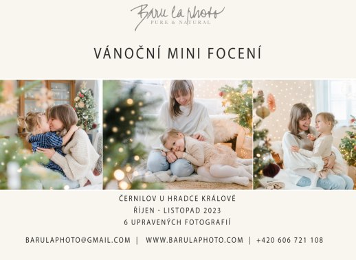 Vánoční mini focení