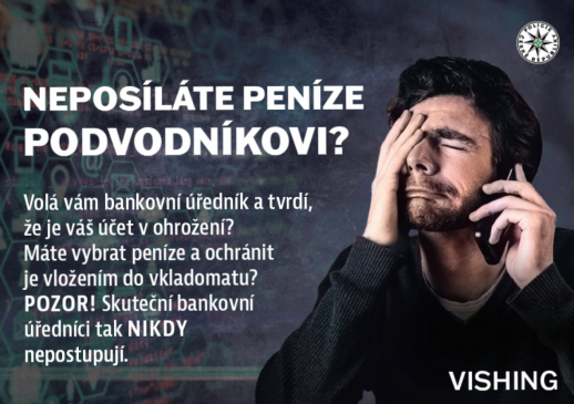 Pozor na podvodné bankéře - tzv. VISHING