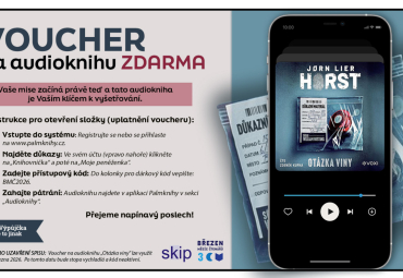 Voucher na e-audioknihu zdarma v rámci Března měsíce čtenářů