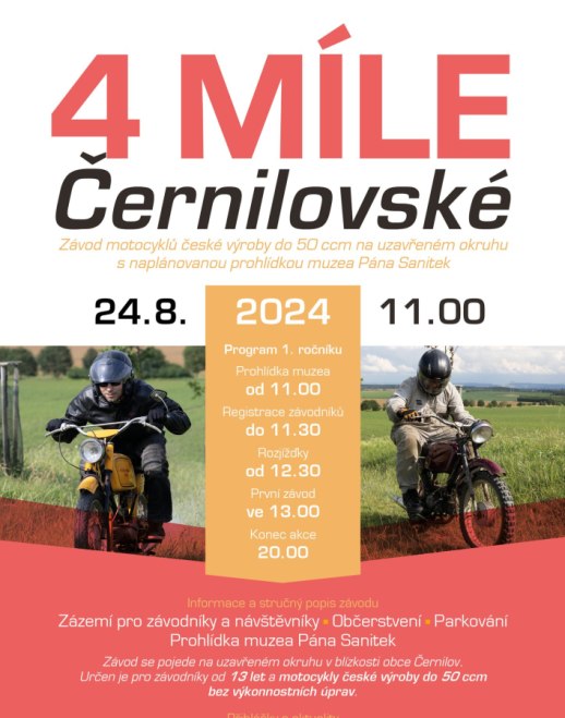 4 MÍLE Černilovské 