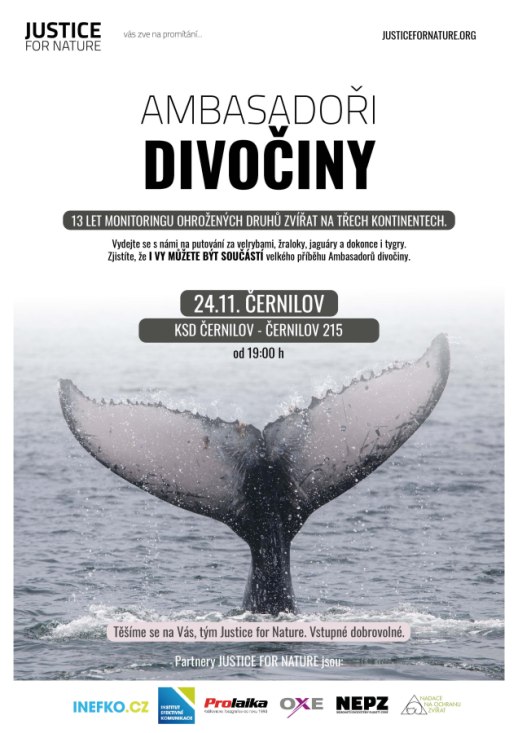 Cestopisná přednáška Ambasadoři divočiny