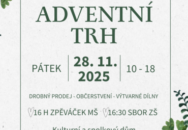 Adventní trh v KSD Černilov