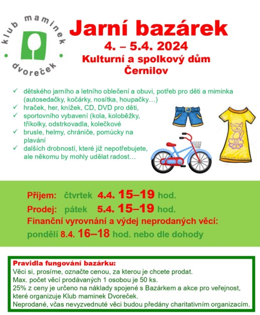 Jarní bazárek