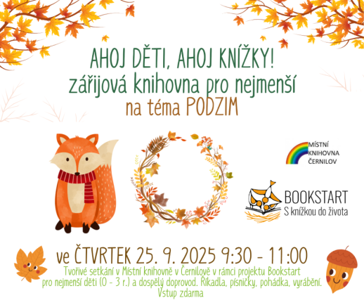 Bookstartové setkání pro nejmenší děti