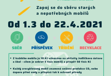 Sběr starých nepotřebných telefonů na recyklaci - do 22. 4. 2021