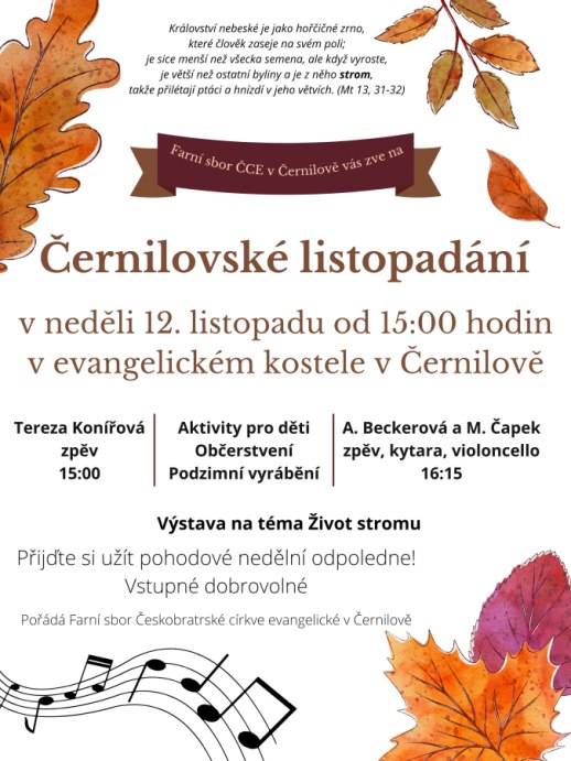 Černilovské listopadání