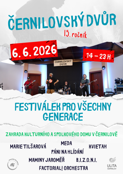 Černilovský dvůr 2026 - 15. ročník
