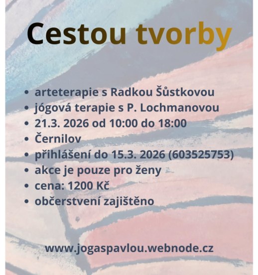 Cestou tvorby - arteterapie a jógová terapie