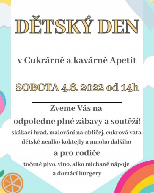 Dětský den v cukrárně