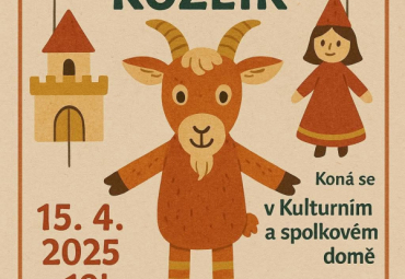 Loutkové divadlo Kozlík hraje pro nejmenší děti