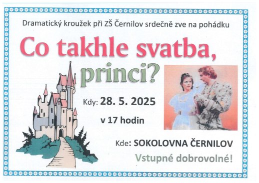 Co takhle svatba, princi?