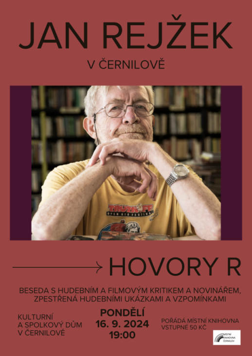 Hovory R - beseda s Janem Rejžkem 