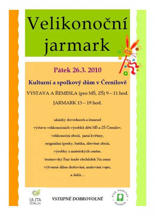 Velikonoční jarmark