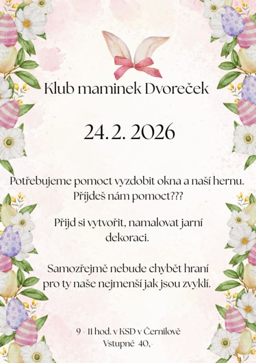 Jarní zdobení a hraní