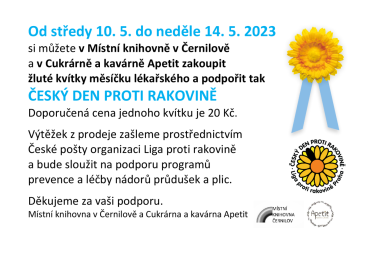 Český den proti rakovině - prodej žlutých kvítků