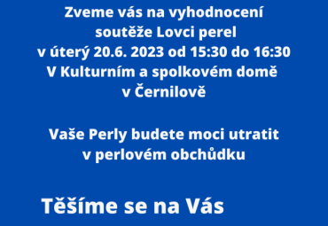 Vyhodnocení soutěže Lovci perel