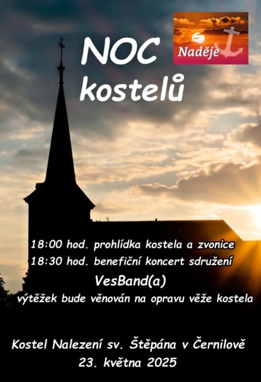 Noc kostelů v katolickém kostele Nalezení sv. Štěpána
