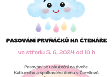 Pasování prvňáčků na čtenáře 