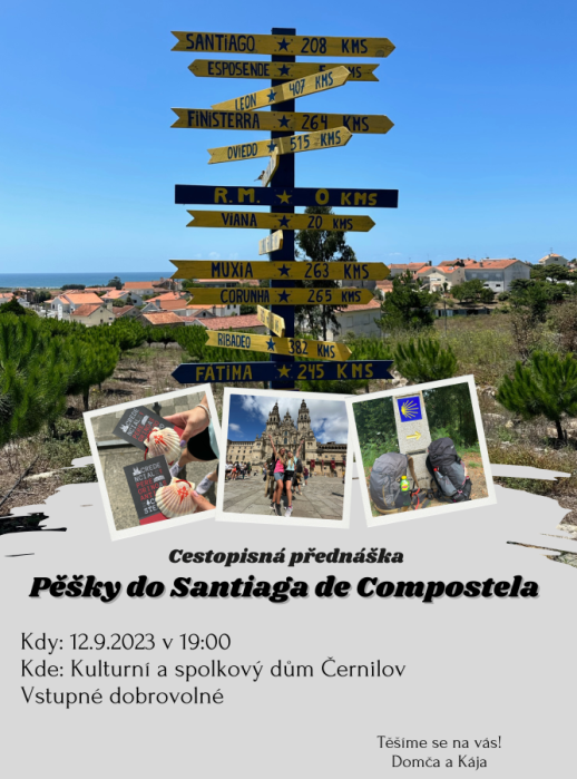 Cestopisná přednáška Pěšky do Santiaga de Compostela