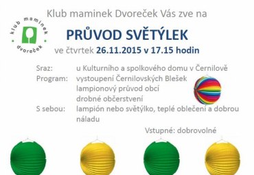 Průvod světílek