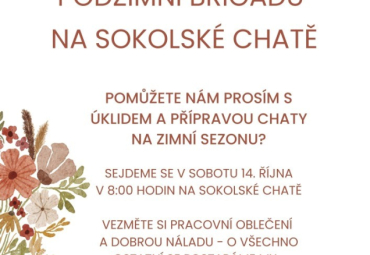 Podzimní brigáda na Sokolské chatě