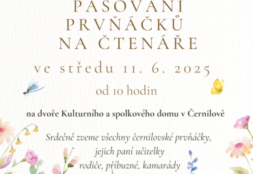 Pasování prvňáčků na čtenáře