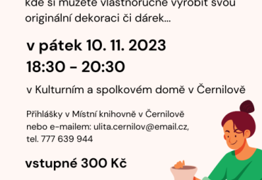 Předvánoční keramická dílna - JIŽ OBSAZENO