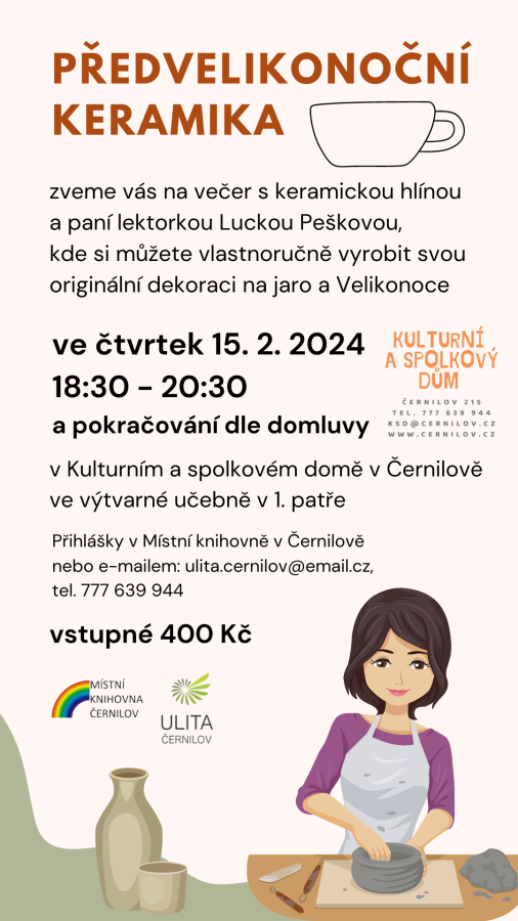 Předvelikonoční keramický večer