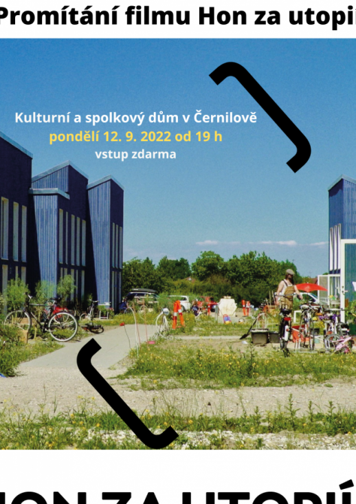 Promítání filmu Hon za utopií 12. 9.