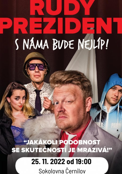 Divadelní představení Rudý prezident 25. 11.