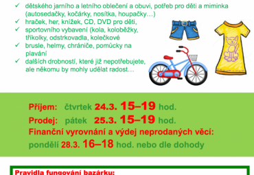 Jarní bazárek v KSD