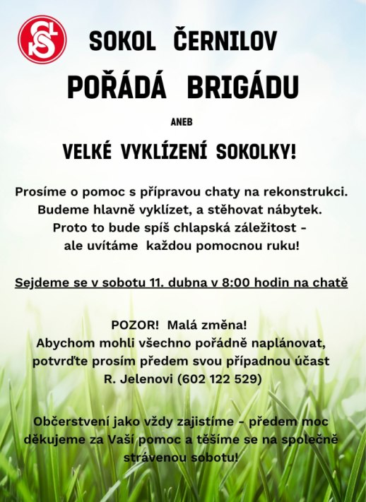 Brigáda na Sokolské chatě