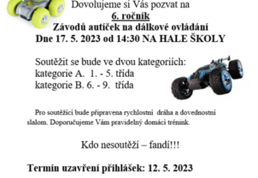 Závody autíček na dálkové ovládání