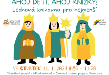 Ahoj děti, ahoj knížky - Tříkrálová knihovna pro nejmenší