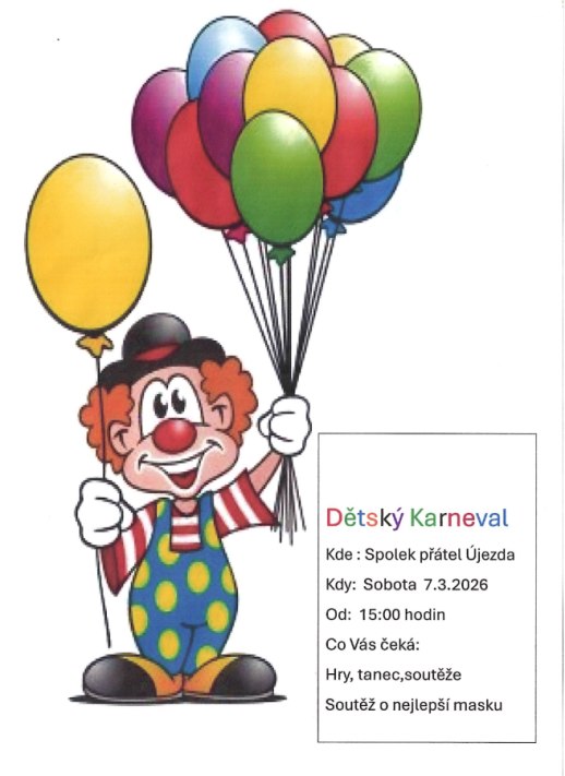 Dětský karneval v Újezdě