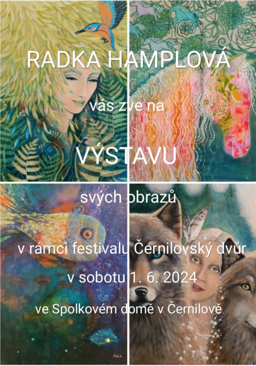 Jednodenní výstava obrazů Radky Hamplové 