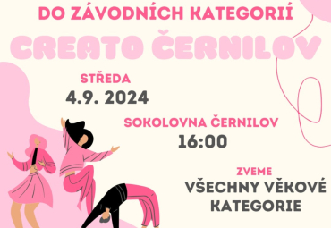 Nábor nových členů Creato Černilov 