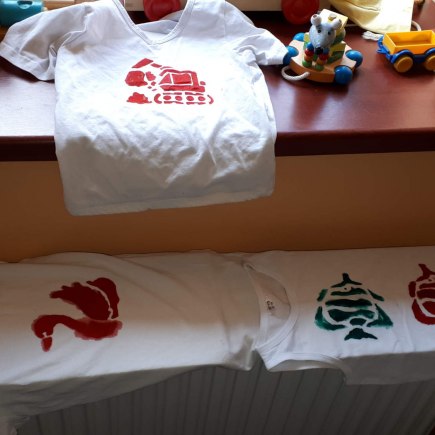 2.6.2020 - Malujeme na textil