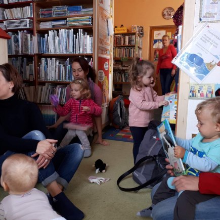 Dvoreček 23.10.2018 - v knihovně