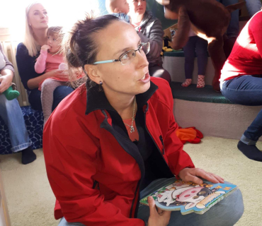 Dvoreček 23.10.2018 - v knihovně