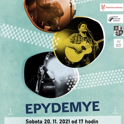 Koncert kapely Epydemye k výročí 17. listopadu a 140 let Knihovny Černilov