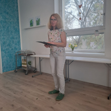 Předávání certifikátů absolventům kurzu genealogie VU3V 21. 3. 2024